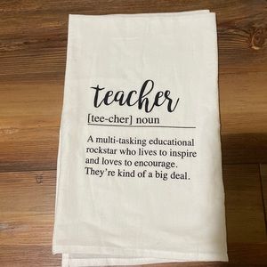 Teacher Appreciation Flour Sack Towel